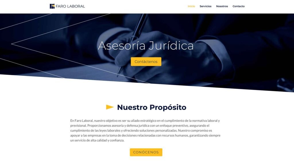 diseño web farolaboral