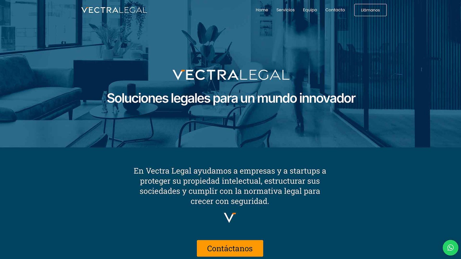 diseno web vectralegal