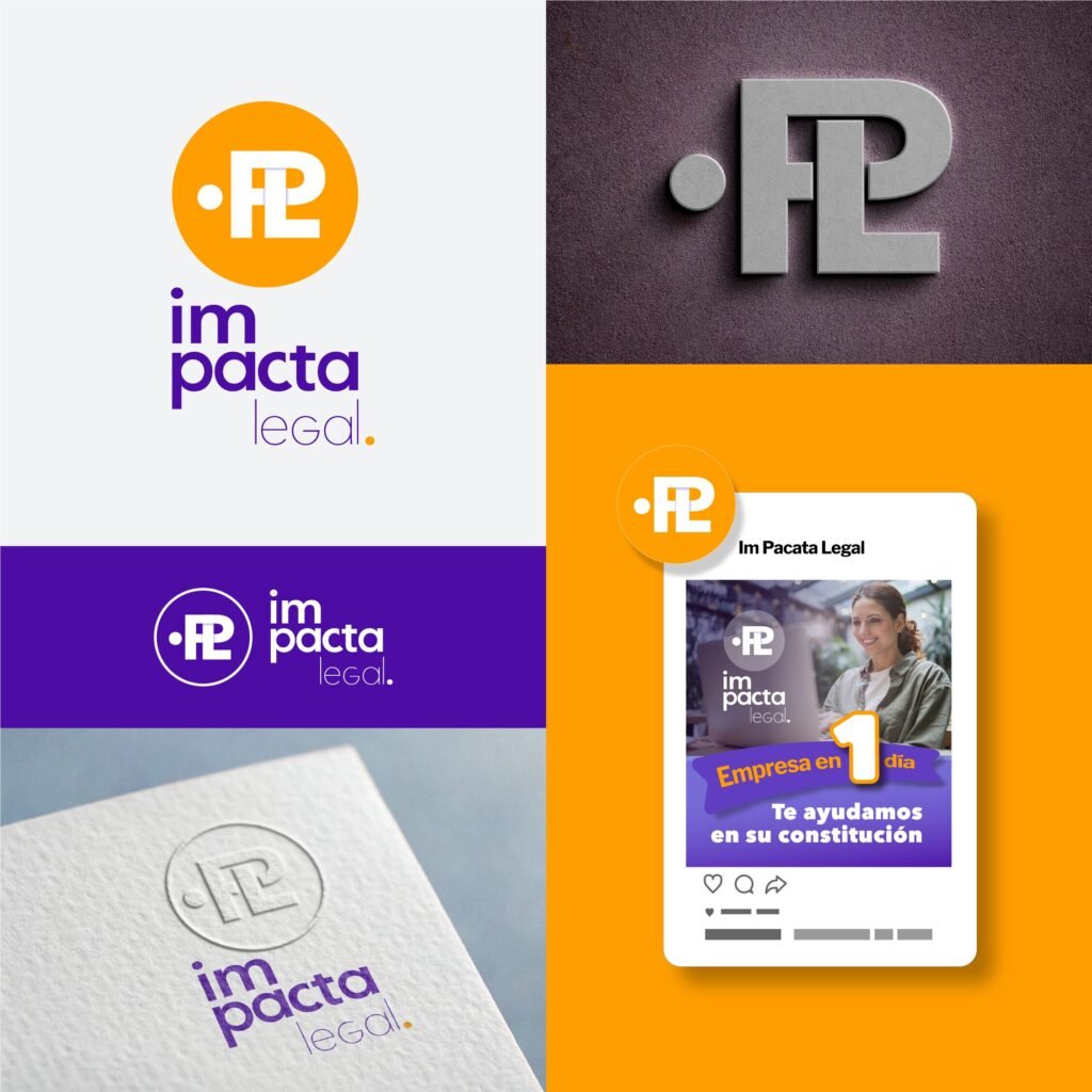 diseño identidad visual impactalegal