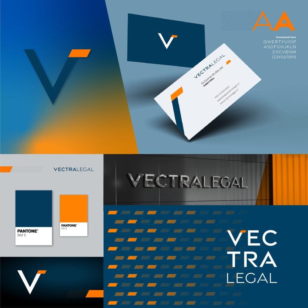 diseño identidad visual vectralegal